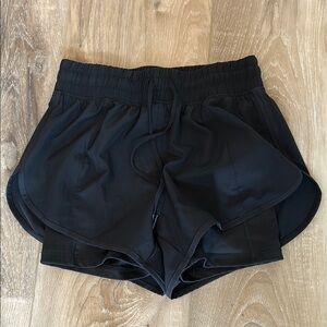 Women's Black Athletic Shorts